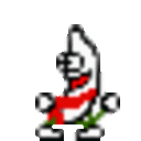 Bananadance Scarf — pixel-art emoji for Slack & Discord
