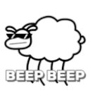 Beep Beep — cartoon emoji for Slack & Discord