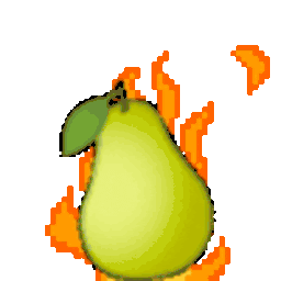 Spin The Pear Is Fine — pear emoji for Slack & Discord (Discord)