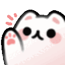 Kitty Wave — cartoon emoji for Slack & Discord