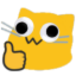 Meow Googlythumbsup — cartoon emoji for Slack & Discord (Discord)