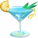 Cocktail Blue — cocktail emoji for Slack & Discord