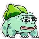 Pepesaur — cartoon emoji for Slack & Discord