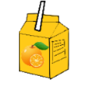 Orange Juice — cartoon emoji for Slack & Discord