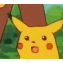 Surprised Pikachu 3 — cartoon emoji for Slack & Discord