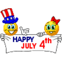 Happy July 4th — cartoon emoji for Slack & Discord
