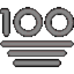 Neon 100 — number emoji for Slack & Discord (Discord)