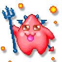 Devil Star — cartoon emoji for Slack & Discord