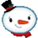 Snowman 4 — cartoon emoji for Slack & Discord