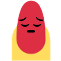Pensive Nail — sad emoji for Slack & Discord (Discord)