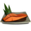 Salmon Plate — food emoji for Slack & Discord