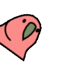 Spinning Parrot — cartoon emoji for Slack & Discord