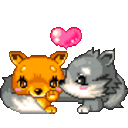 Wolf Love — cartoon emoji for Slack & Discord