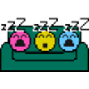 3 Sleeping — cartoon emoji for Slack & Discord