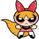 Powerpuff Buttercup — cartoon emoji for Slack & Discord