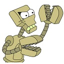 Clamps — robot emoji for Slack & Discord