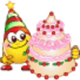 Eating Cake 2 — cartoon emoji for Slack & Discord (Discord)