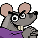Liar Rat — cartoon emoji for Slack & Discord