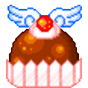 Flying Chocolate — pixel-art emoji for Slack & Discord