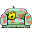 Sleep Couch — cartoon emoji for Slack & Discord