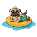Offerzen Merpug — cute emoji for Slack & Discord