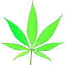 Weed Scroll Green — nature emoji for Slack & Discord