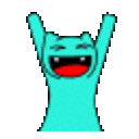 Yaycat Rainbow — cartoon emoji for Slack & Discord