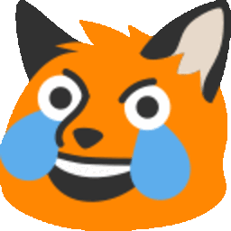 Blobfox Angrylaugh — fox emoji for Slack & Discord (Discord)