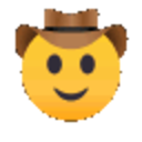 Cowboy Hattip — emoji emoji for Slack & Discord