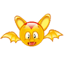 Vampire Bat 3 — cartoon emoji for Slack & Discord