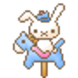 Bunny Carousel — cartoon emoji for Slack & Discord (Discord)
