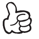 Thumbs Up Mouse — hand-gesture emoji for Slack & Discord
