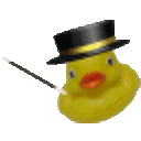 Magician Duck — cartoon emoji for Slack & Discord