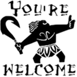 Youre Welcome — cartoon emoji for Slack & Discord (Discord)