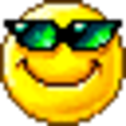 Sunglasses 2 — smiley emoji for Slack & Discord (Discord)