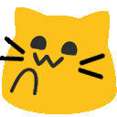 Meow Smirk — cartoon emoji for Slack & Discord