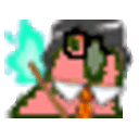 Harry Potter Parrot — cartoon emoji for Slack & Discord