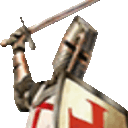 Deus Vult — cartoon emoji for Slack & Discord