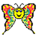 Butterfly 3 — cartoon emoji for Slack & Discord