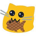 Meow Fishnom — cartoon emoji for Slack & Discord