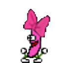 Bananadance Bow — cartoon emoji for Slack & Discord