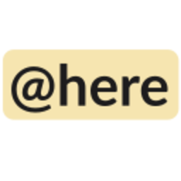 At Here Light — symbol emoji for Slack & Discord (Discord)