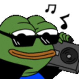 Pepe Boom Box — meme emoji for Slack & Discord (Discord)