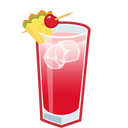 Singapore Sling — drink emoji for Slack & Discord
