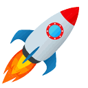 Stockrocket — cartoon emoji for Slack & Discord