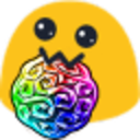 Blob Nom Rainbowgem — emoji emoji for Slack & Discord