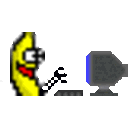 Banana Typing — cartoon emoji for Slack & Discord