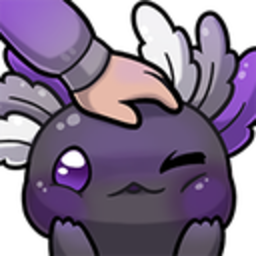 Axolotl Asexual Headpat 200px — cute emoji for Slack & Discord (Discord)