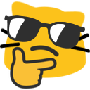 Meow Thinkingcool — emoji emoji for Slack & Discord