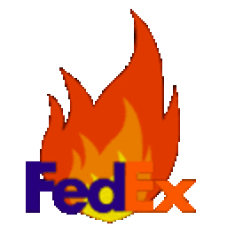 Burn Fedex Burn — logo emoji for Slack & Discord (Discord)